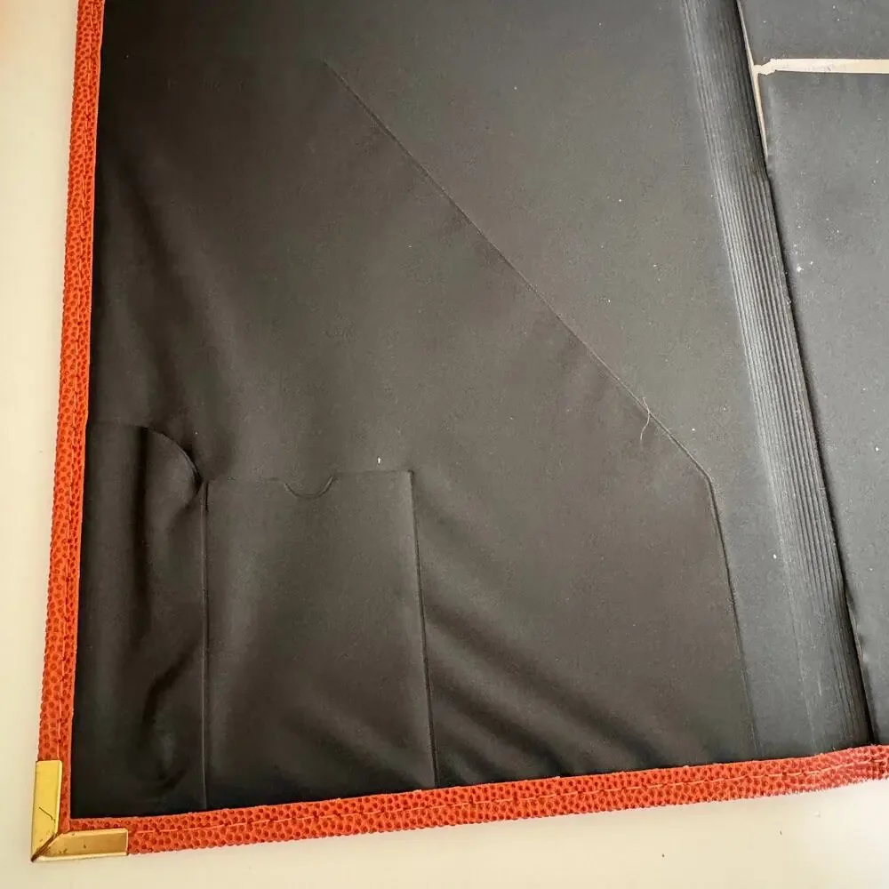 Spalding Official Game Ball NBA Leather Portfolio Binder David Stern Basketball